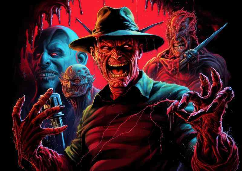 Freddy krueger And Friends Horror | Poster