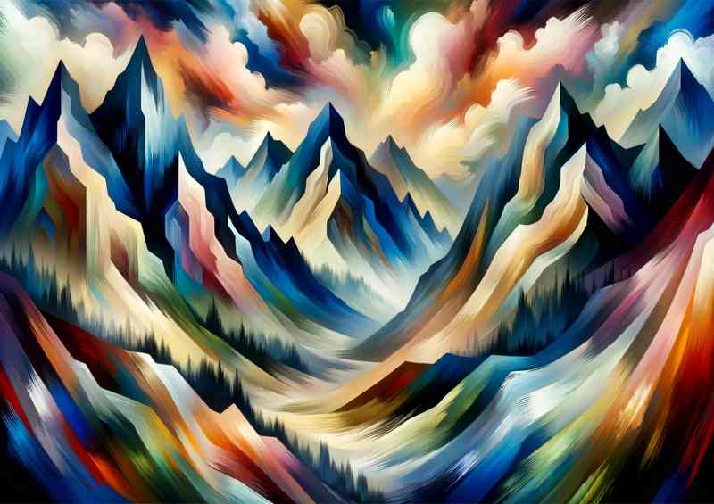 Mystic Mountains that captures the majestic | Di-Bond