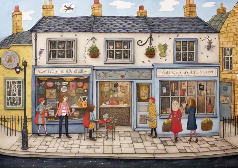 Tea Rooms at the cafe | Poster