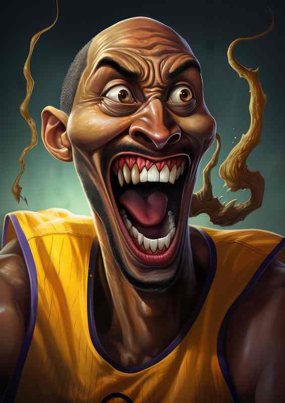 Caricature of Kobe Bryant | Canvas