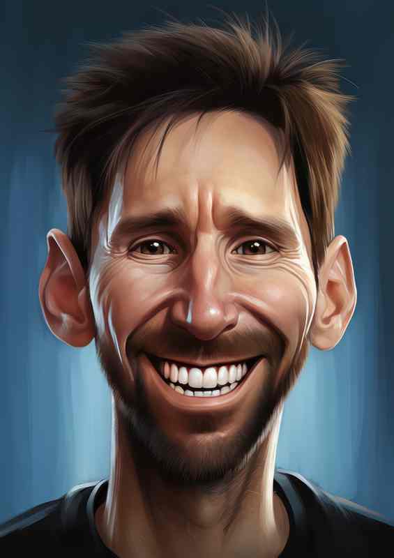 Caricature of Lionel Messi | Canvas