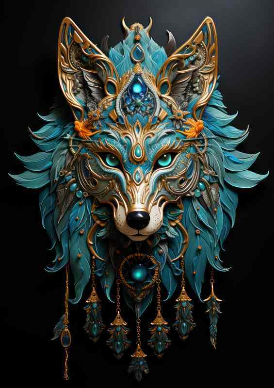 The Fox and the dreamcatcher | Canvas