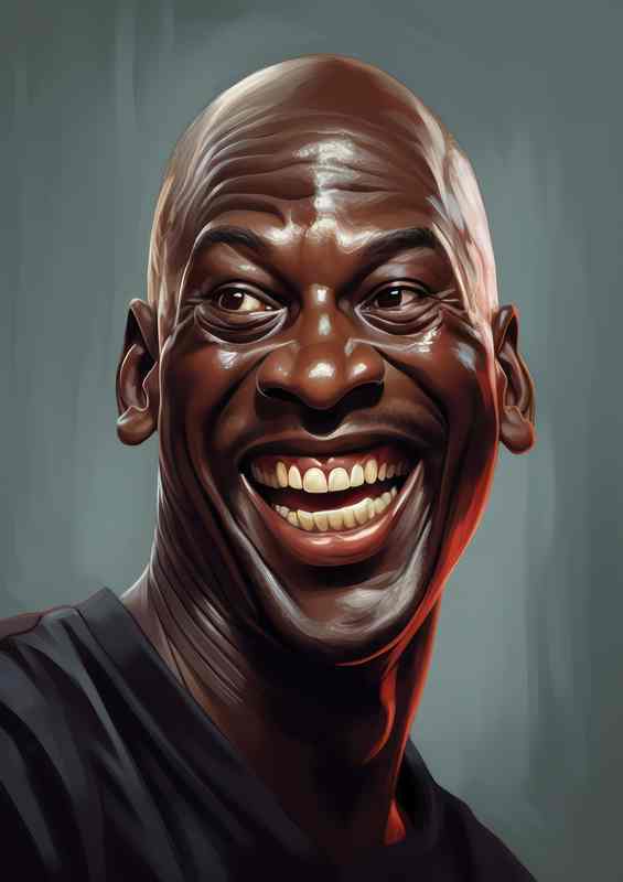 Caricature of Michael Jordan | Canvas
