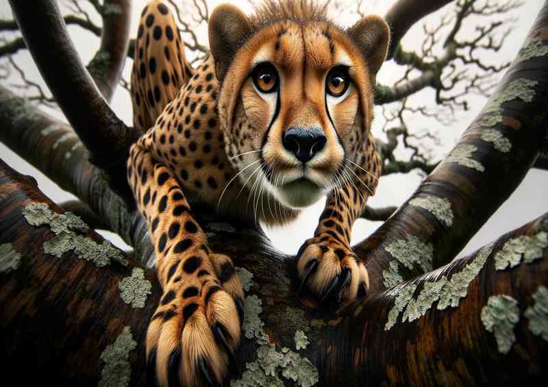 Branching Prowess the cheetahs powerful physique | Poster