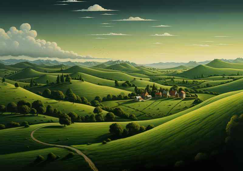 Farming in a idyllic location | Canvas
