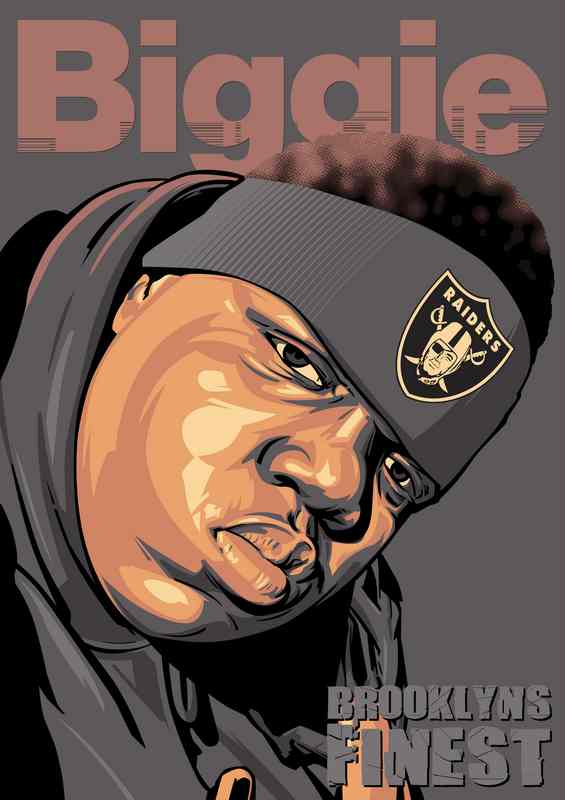 Biggie small music rapper | Metal Poster