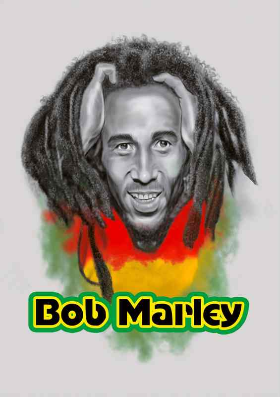 Bob Marley Rasta Art | Di-Bond