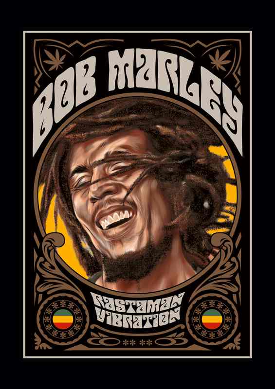 Bob Marley The Rasta Man | Di-Bond
