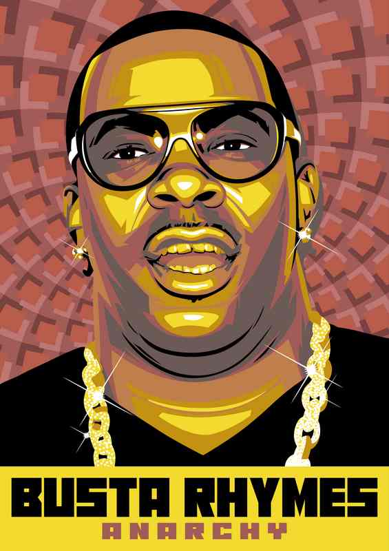 Busta Rhymes rapper music | Metal Poster