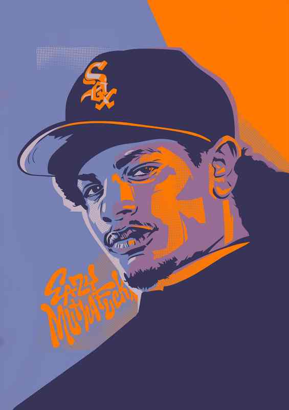 Eazt E Rapper Music Pop Art | Poster