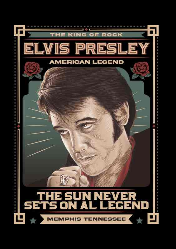Elvis Presley The King | Di-Bond