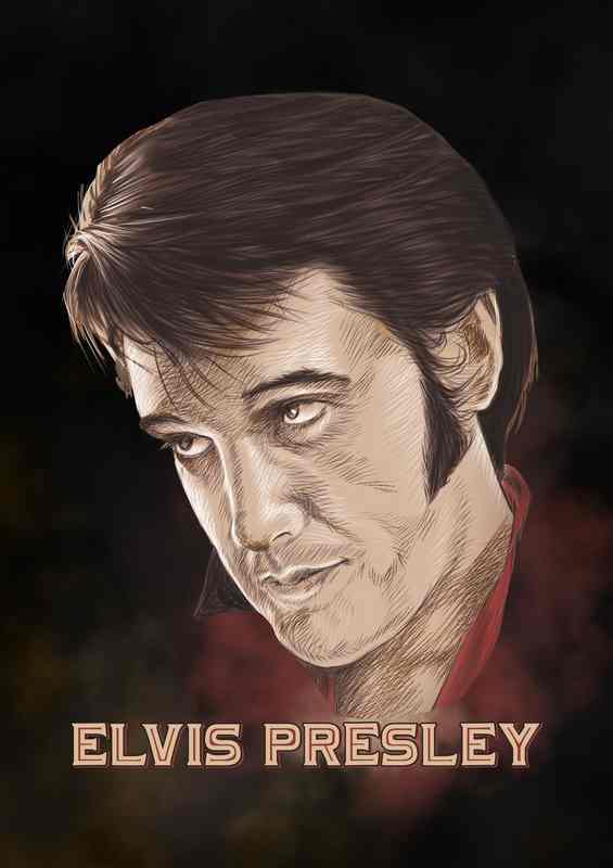 Elvis Prestley Art | Di-Bond