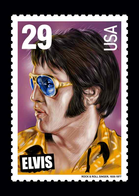 Elvis Rock And Roll Music Singer | Canvas