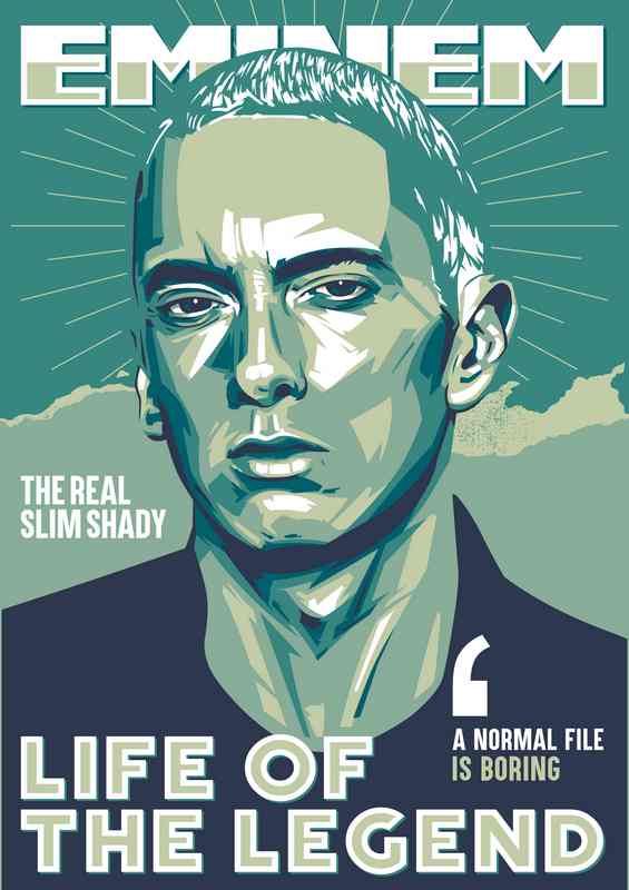 Eminem life of the legend Rapper music | Canvas