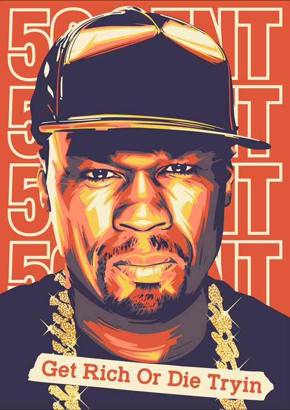 Fiddy Cent get rich music rapping | Canvas
