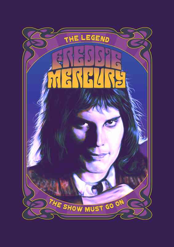 Freddie Mercury The Show Must Go On | Poster