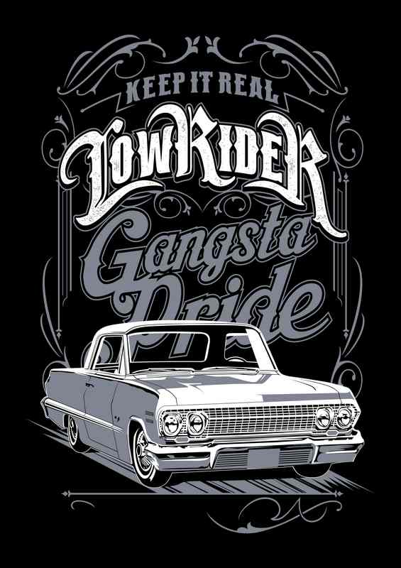 Gangsta Ride Low Rider | Canvas