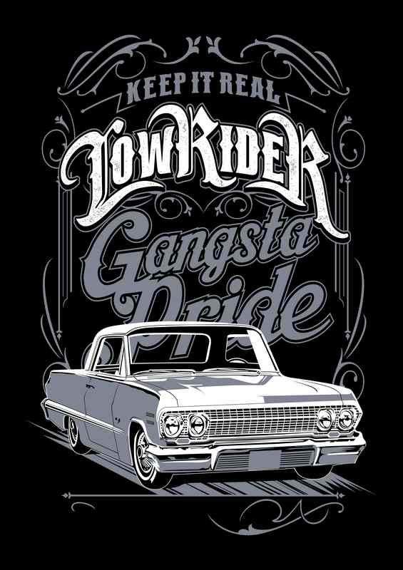 Gangsta Ride Low Rider | Di-Bond