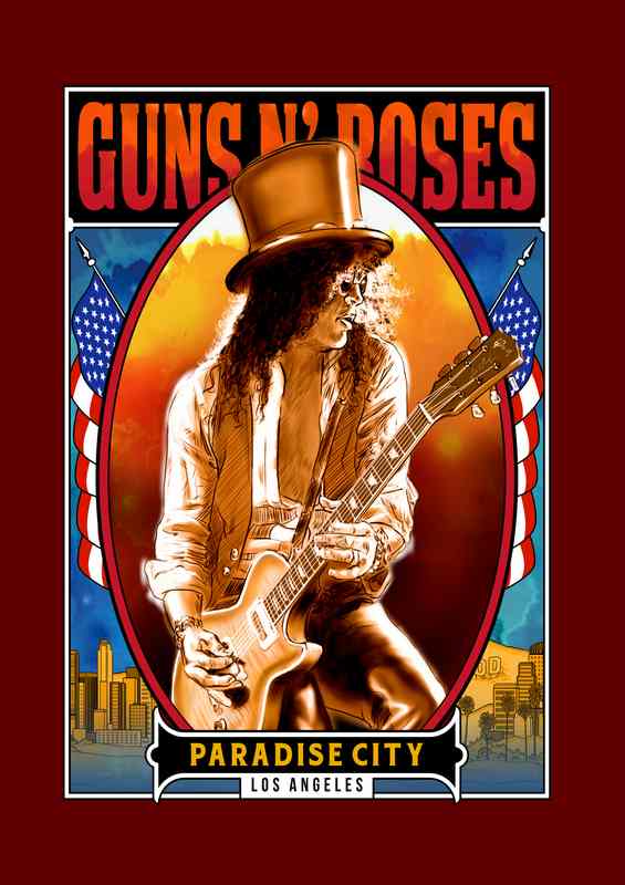 Guns N Roses Paradise City | Canvas