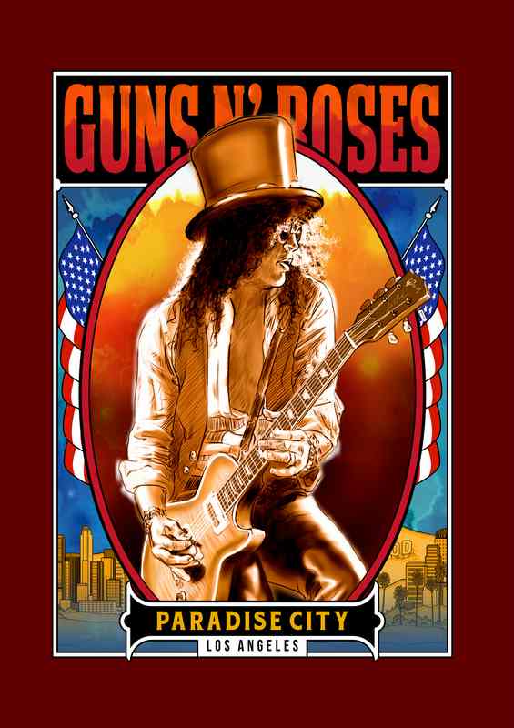 Guns N Roses Paradise City | Poster