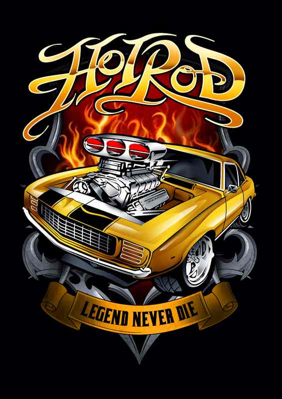 Hotrod The Legend | Canvas