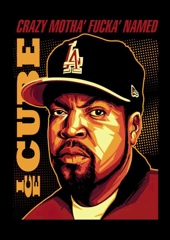 Ice Cube Crazy | Di-Bond