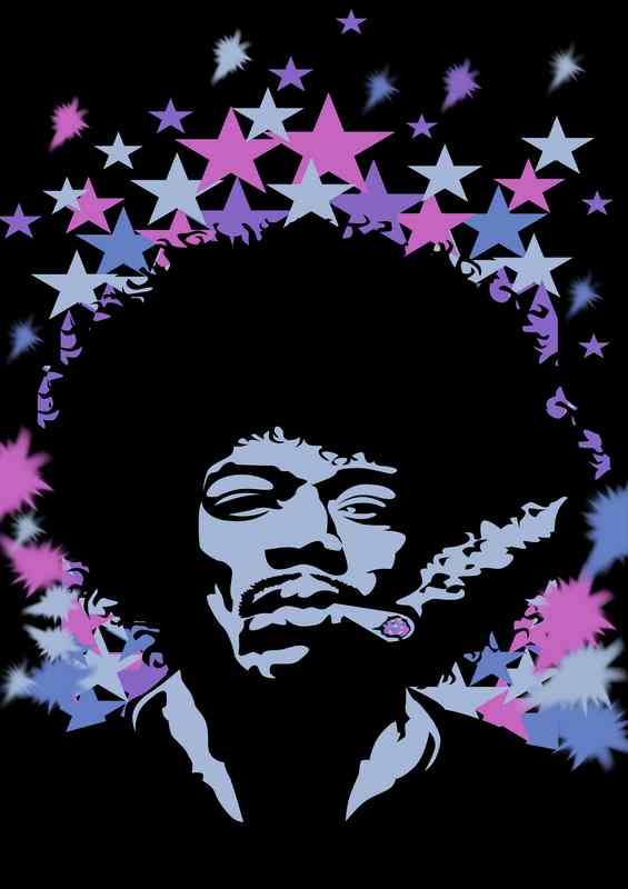 JImI Hendrix Pop Art Music | Canvas