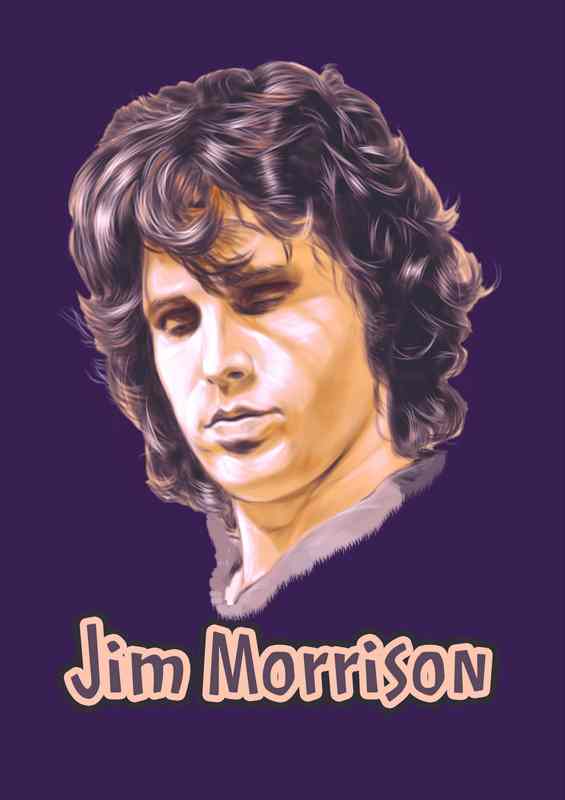 Jim Morrison Art | Di-Bond