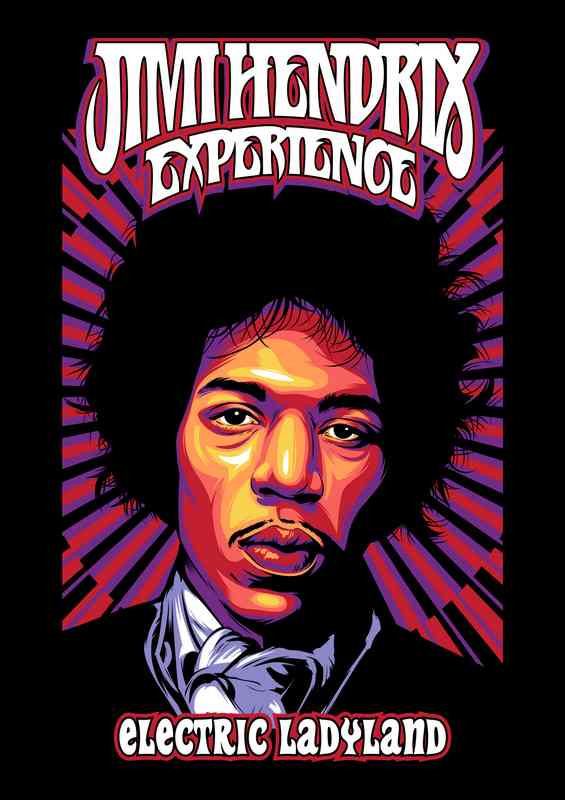 Jimi Hendrix Experience Electric Ladyland | Di-Bond