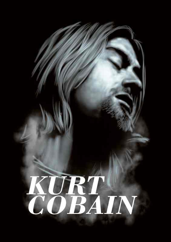 Kurt Cobain Music Art | Poster