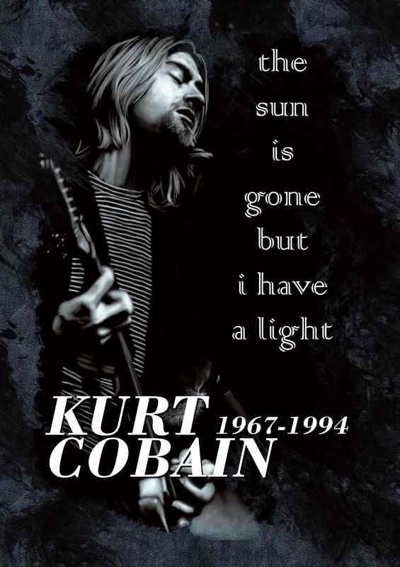 Kurt cobain I have the light | Canvas