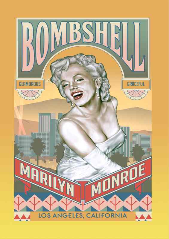 Marilym Monroe Bombshell | Di-Bond
