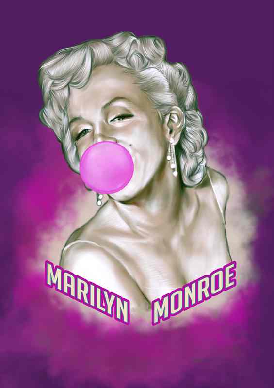 Marilyn monroe bubble Art | Canvas