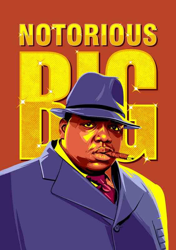 Notorious Big music Rapper | Metal Poster