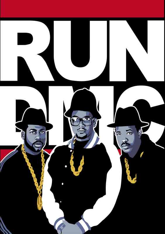 Run DMC rapper music | Poster