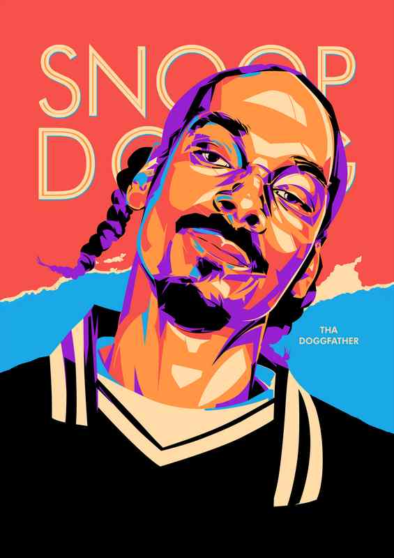 Snoop Dog The Dogfather | Metal Poster