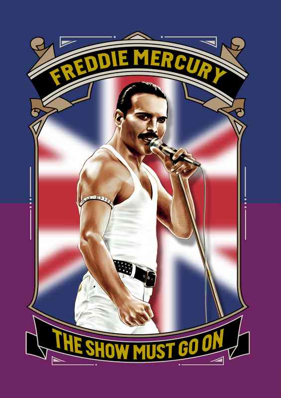 The Show Must Go On Freddie | Di-Bond