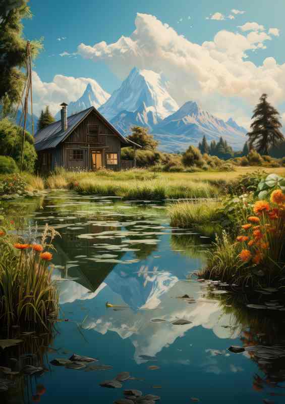 Mountain Pond Reflections