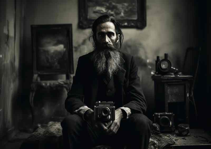 Cameraman Holding His New Camera | Di-Bond