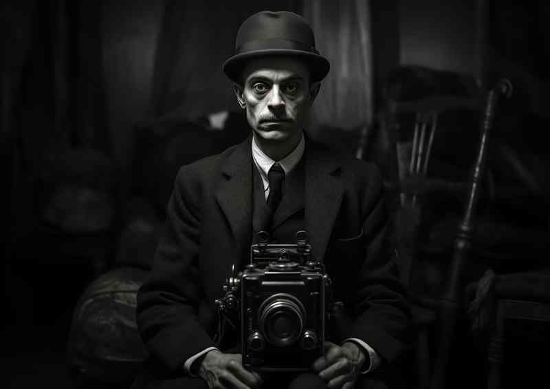 Old Style Man With His Modern Day Camera | Canvas