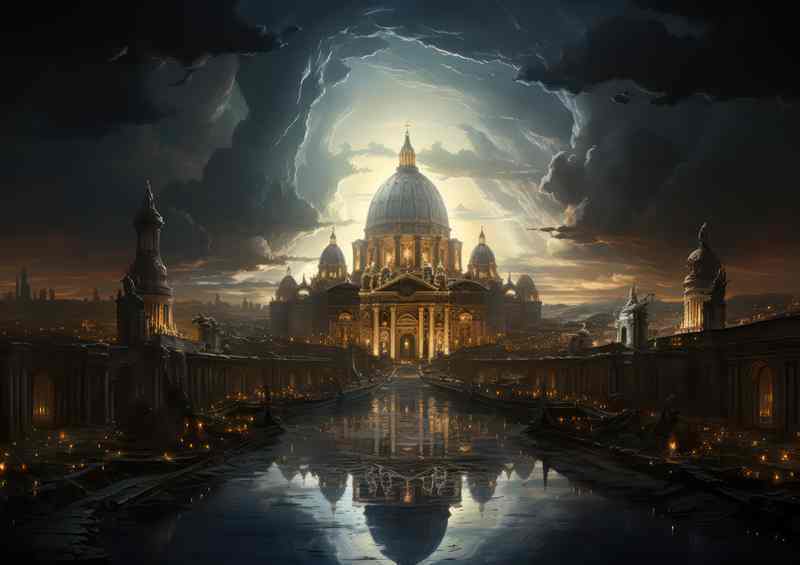 Painting style of the vatican dundee napoleon | Canvas