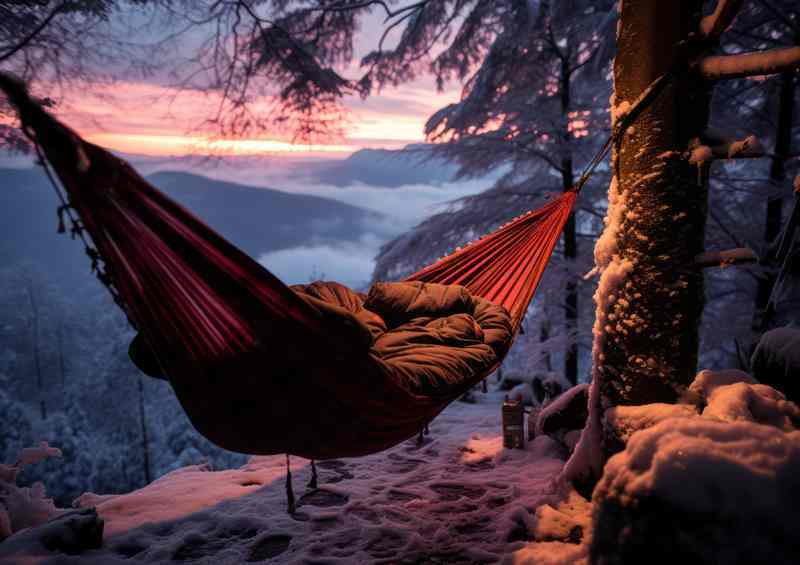 Sleeping Outdoors With A Mountain View | Canvas