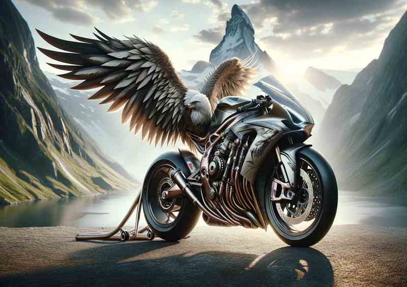 Eagle Inspired Superbike Aerodynamic Style | Poster