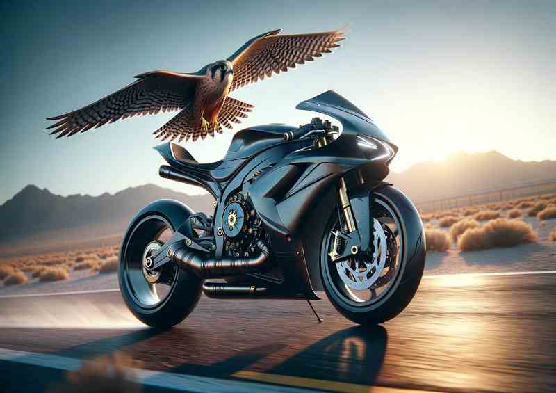 Falcon Inspired Superbike Dynamic Design | Poster