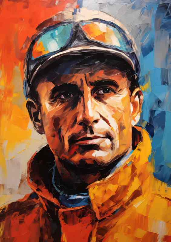 Juan Manuel Fangio Formula one racingdriver | Poster