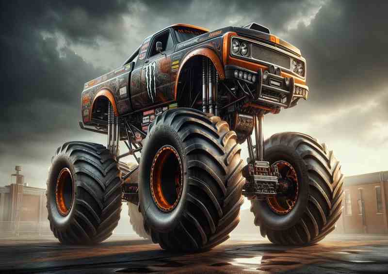 Mighty Monster Truck Showcase | Power Metal Poster