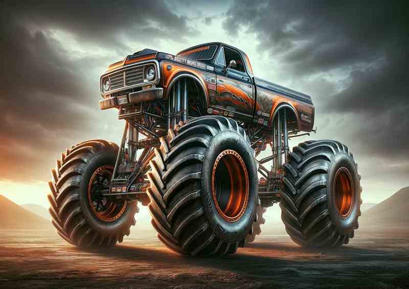 Monster Truck Show Extreme Power | Metal Poster