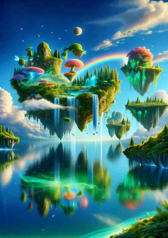 Enchanted Floating Isles | Azure Canvas