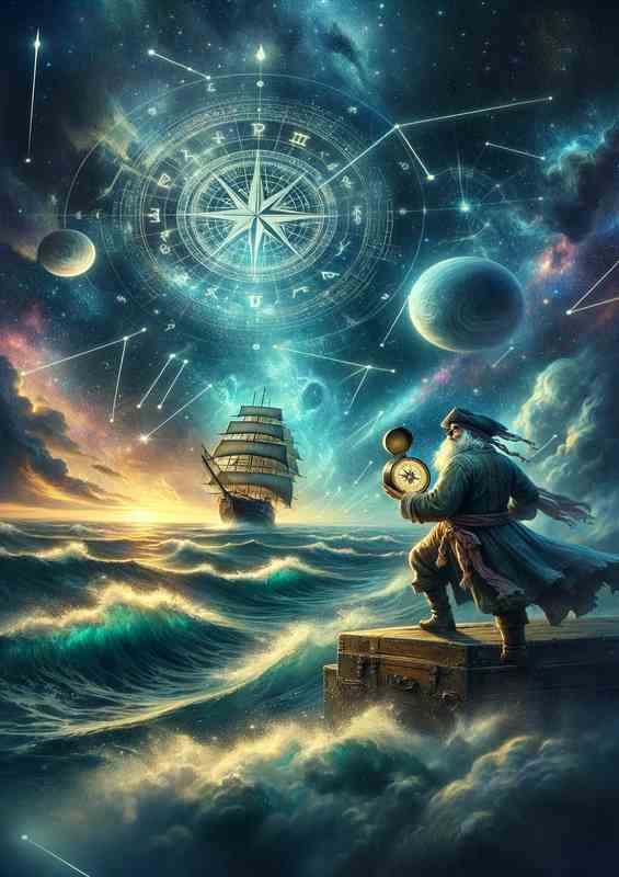 Eternal Guardian Timeless Sea Navigator | Canvas