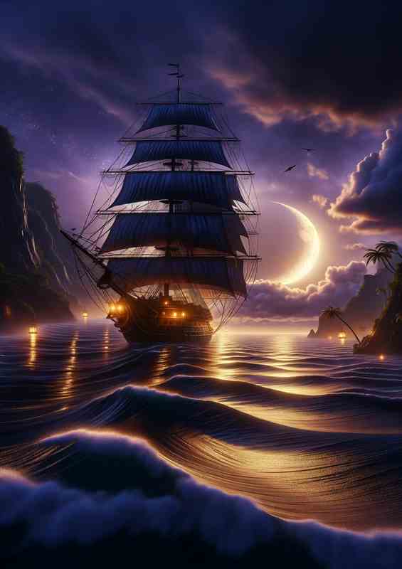Twilight Voyage Mystic Seas - Poster